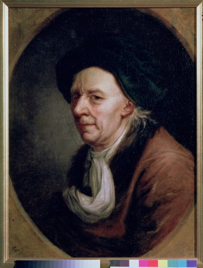 Portrait of the Mathematician Leonard Euler (1707-83) by Joseph Friedrich August Darbes
